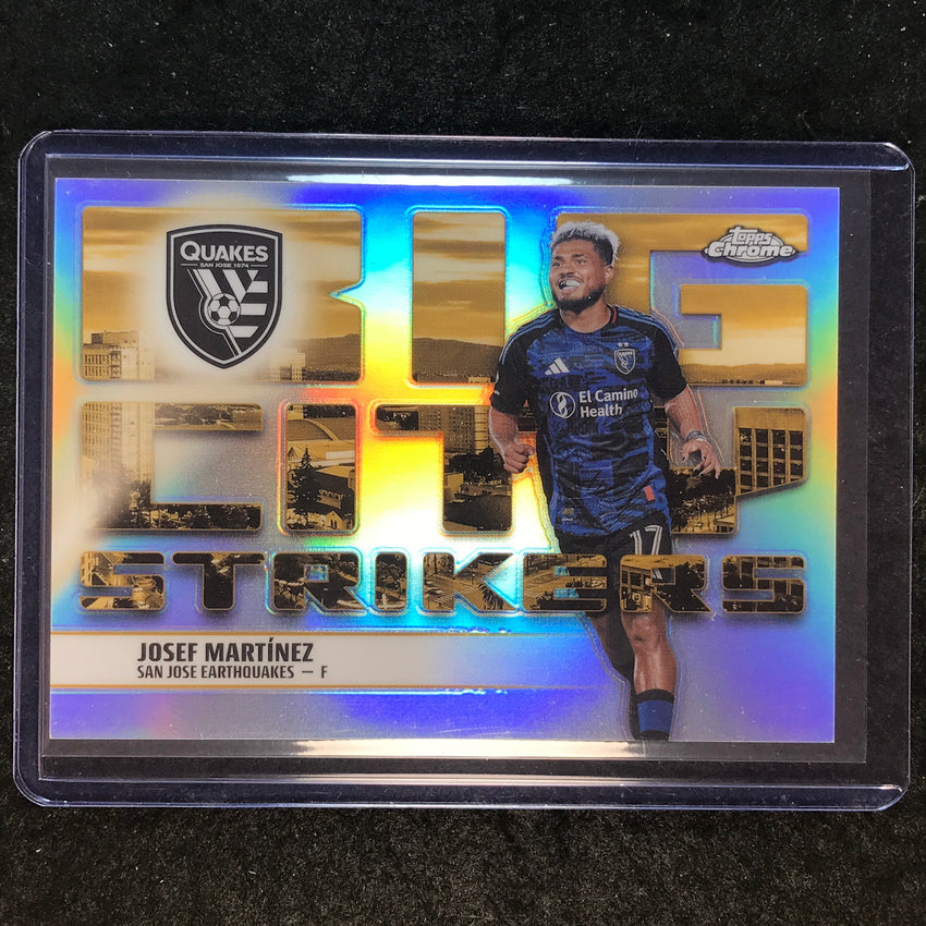 2025 Topps Chrome MLS JOSEF MARTINEZ Big City Strikers Skylight Variation SSP #20