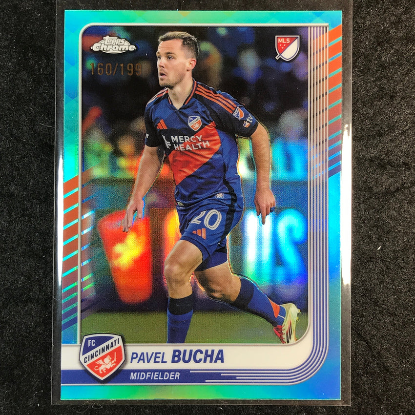 2025 Topps Chrome MLS PAVEL BUCHA Base Aqua /199 #21