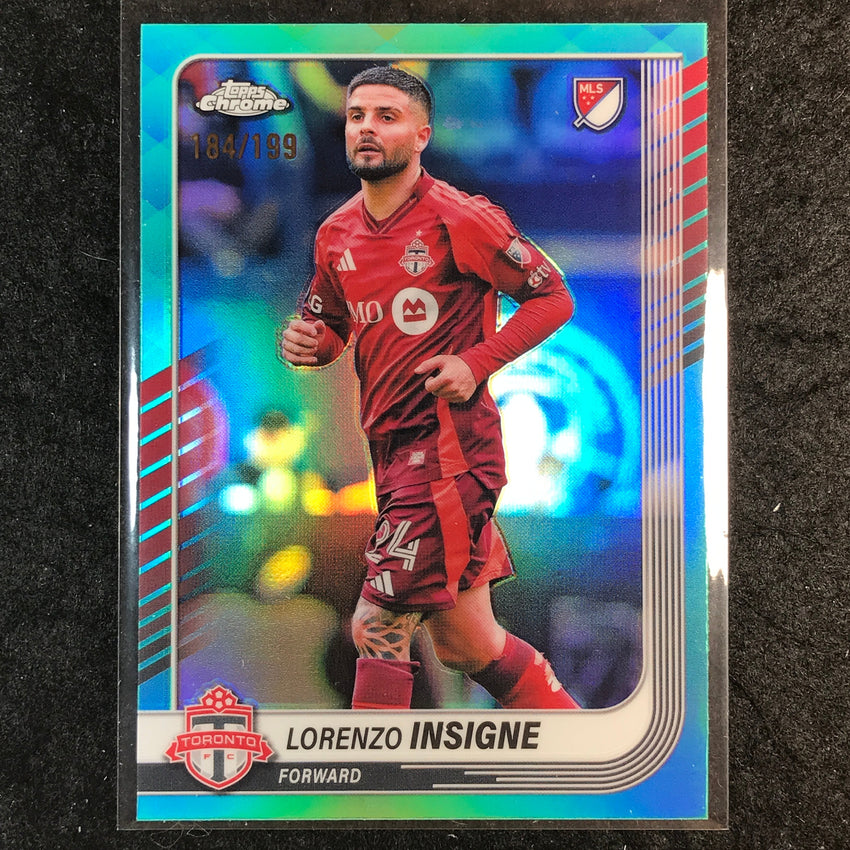 2025 Topps Chrome MLS LORENZO INSIGNE Base Aqua /199 #24
