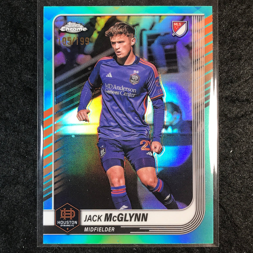 2025 Topps Chrome MLS JACK MCGLYNN Base Aqua /199 #26