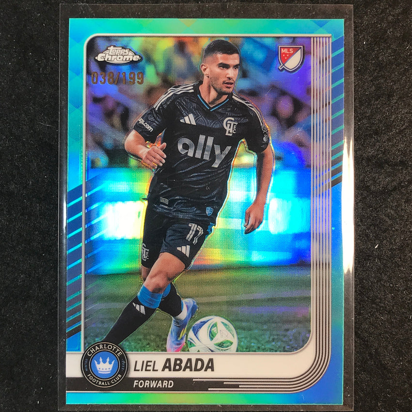 2025 Topps Chrome MLS LIEL ABADA Base Aqua /199 #46