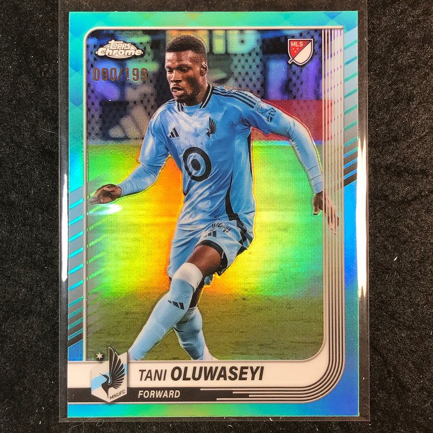 2025 Topps Chrome MLS TANI OLUWASEYI Base Aqua /199 #62