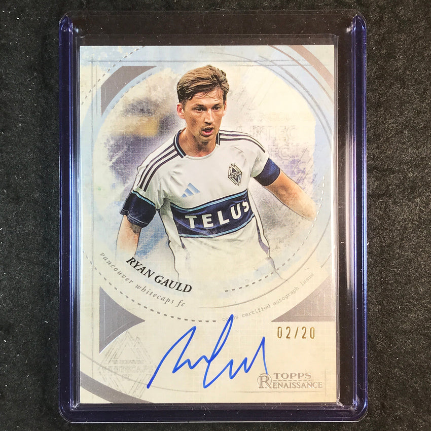 2025 Topps Chrome MLS RYAN GAULD MLS Renaissance Auto 2/20
