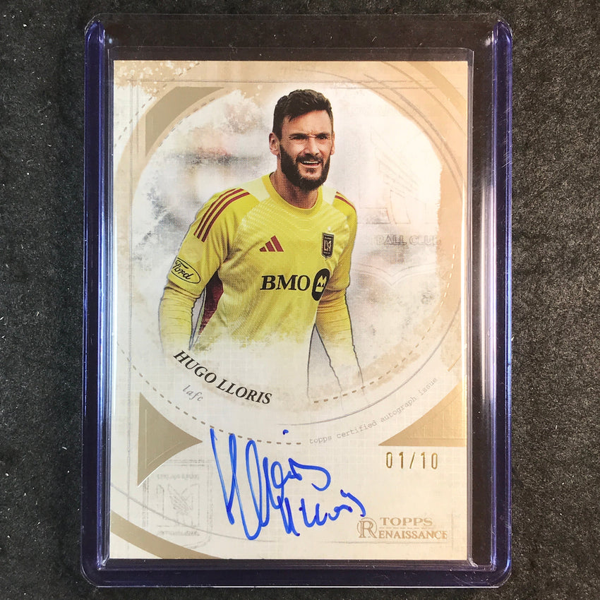 2025 Topps Chrome MLS HUGO LLORIS MLS Renaissance Auto Gold 1/10