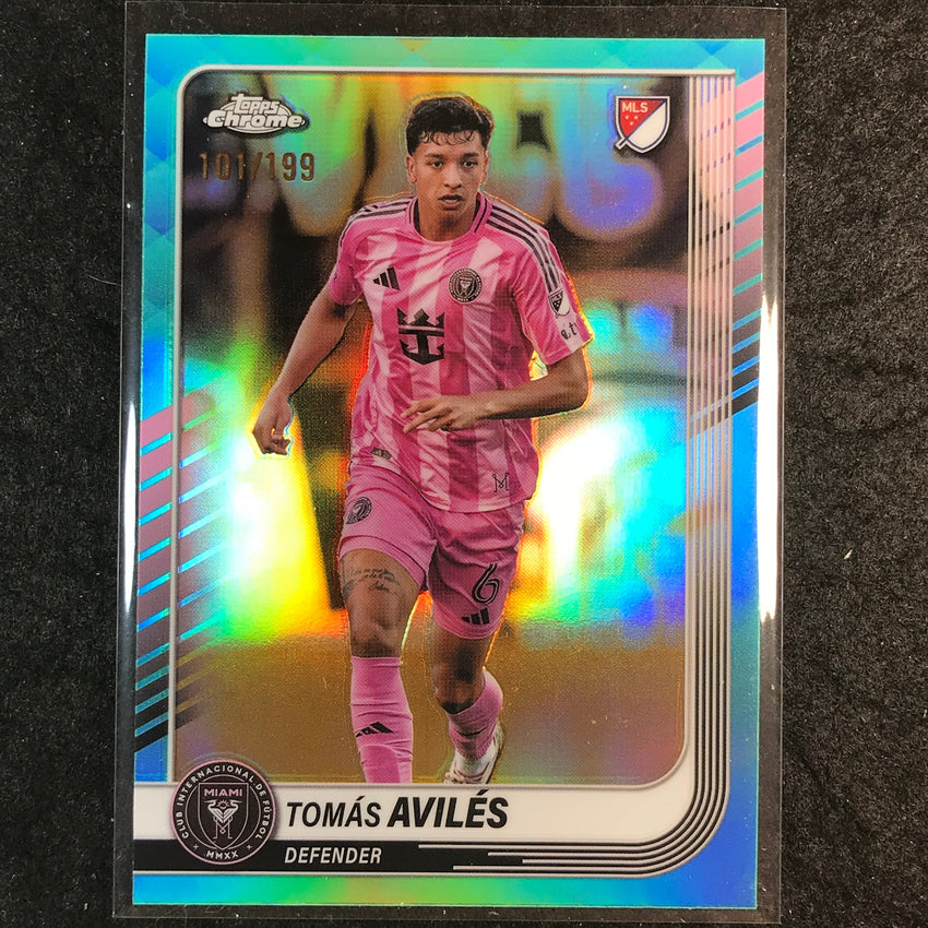2025 Topps Chrome MLS TOMAS AVILES Base Aqua /199 #72