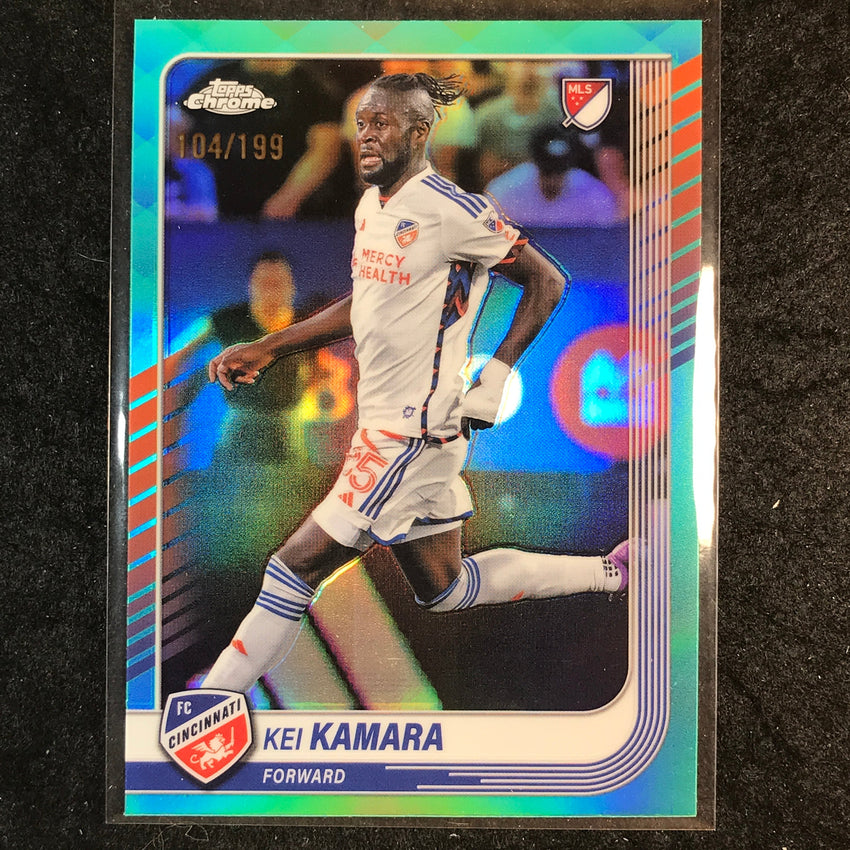 2025 Topps Chrome MLS KEI KAMARA Base Aqua /199 #102