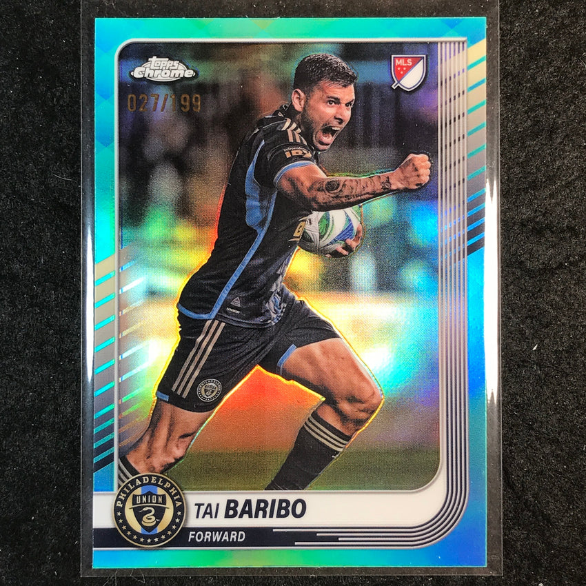 2025 Topps Chrome MLS TAI BARIBO Base Aqua /199 #105