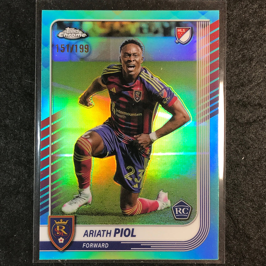 2025 Topps Chrome MLS ARIATH PIOL Rookie Base Aqua /199 #116