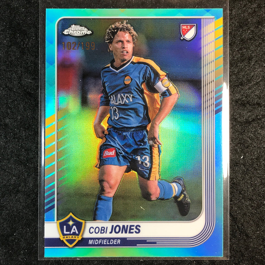 2025 Topps Chrome MLS COBI JONES Base Aqua /199 #124