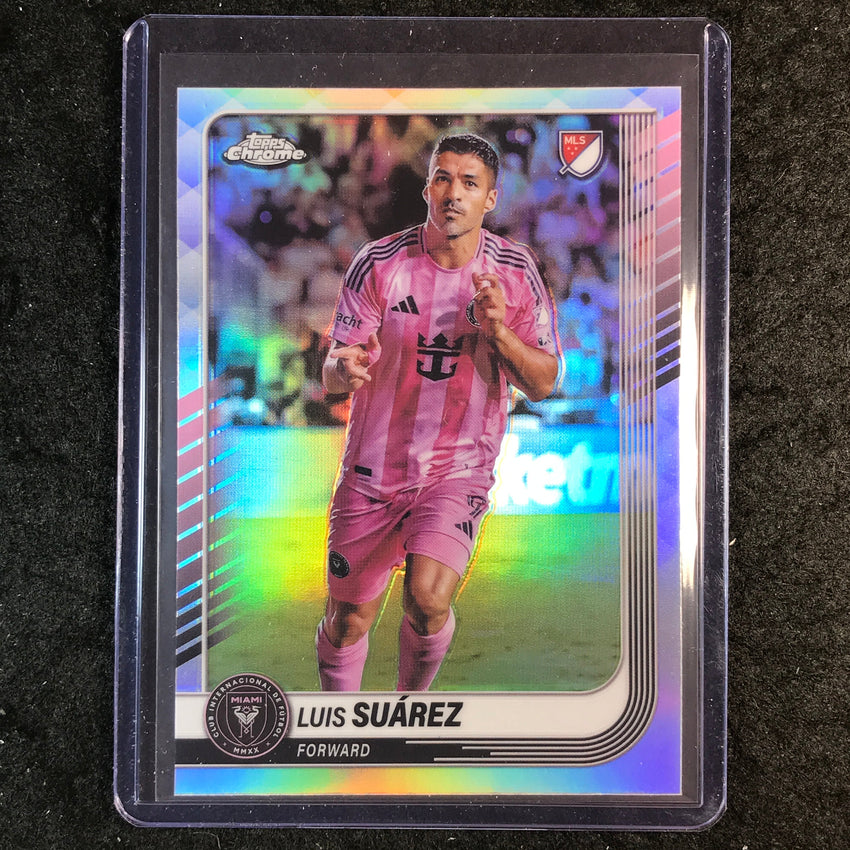 2025 Topps Chrome MLS LUIS SUAREZ Base Refractor #31