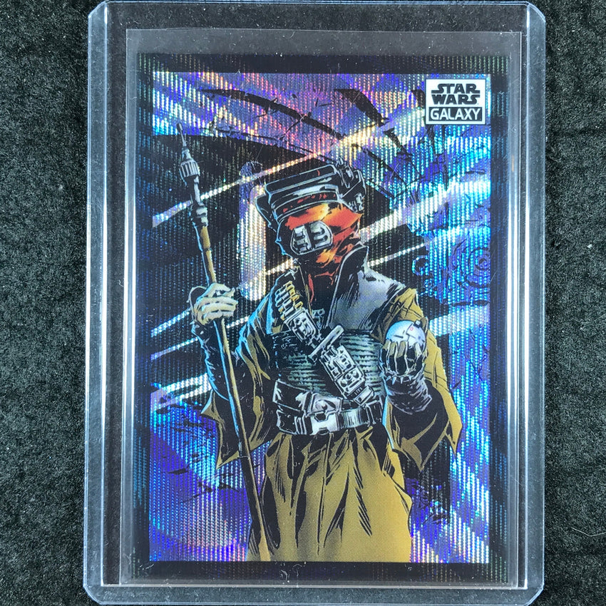 2022 Topps Star Wars Galaxy Chrome BOUSHH DISGUISE Wave Refractor 28/99 #30