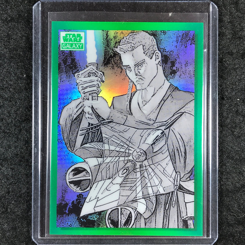 2022 Topps Star Wars Galaxy Chrome ANAKIN SKYWALKER Sketch Variation Green 70/99