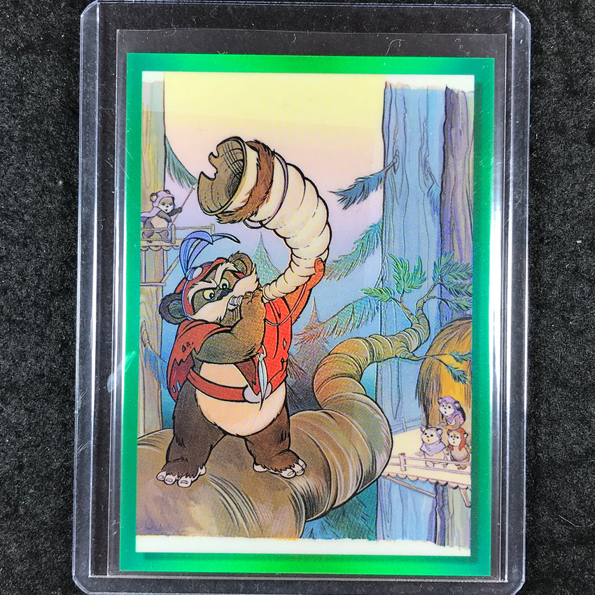 2022 Topps Star Wars Galaxy Chrome PAPLOO Retro Rewind Vintage Green 51/99 #9