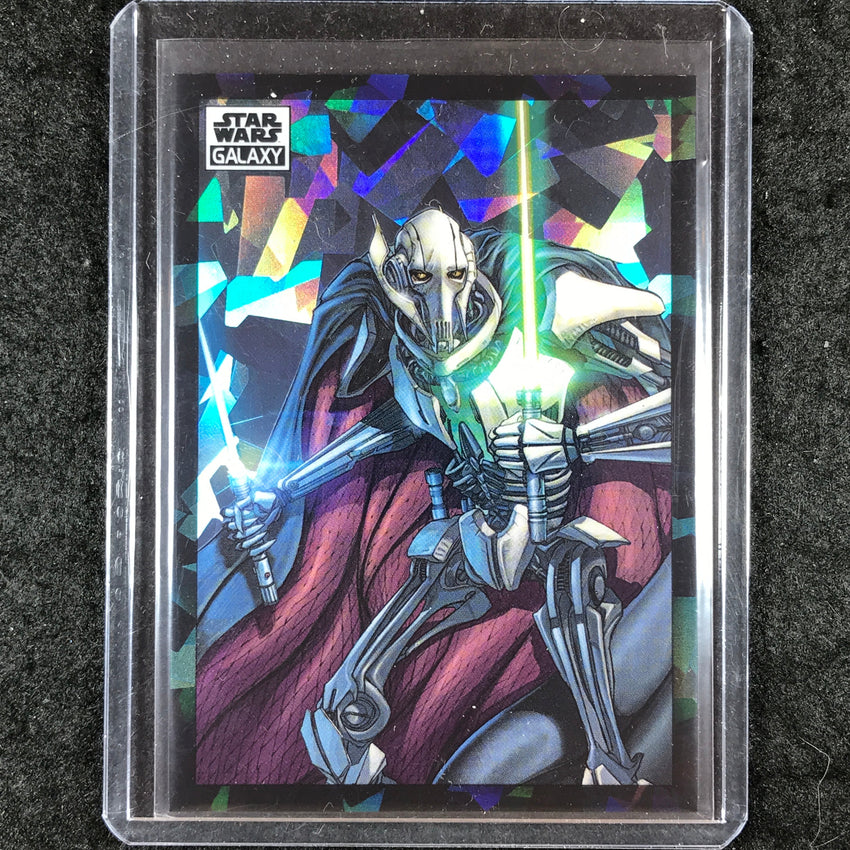 2022 Topps Star Wars Galaxy Chrome GENERAL GRIEVOUS Atomic Refractor 80/150 #54