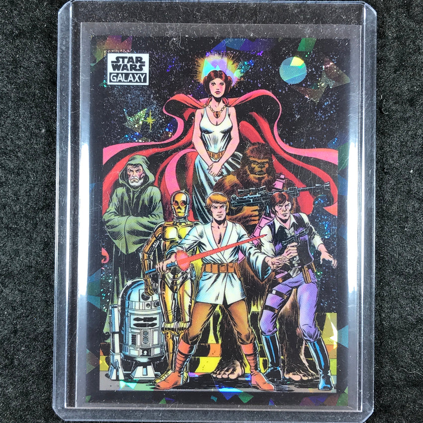 2022 Topps Star Wars Galaxy Chrome STAR WARS Atomic Refractor 10/150 #57