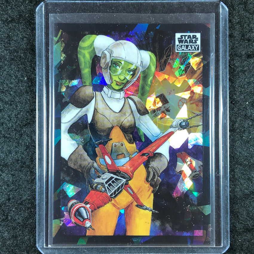 2022 Topps Star Wars Galaxy Chrome HERA SYNDULLA Atomic Refractor 107/150 #98