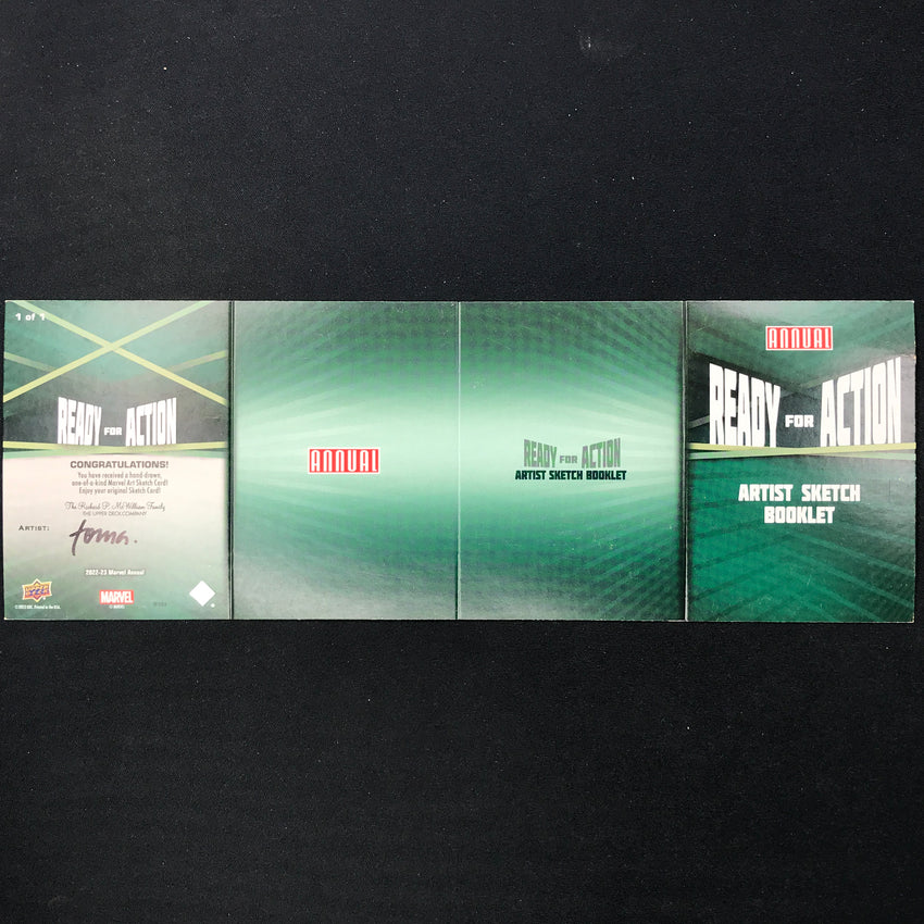 2022-23 Marvel Annual BROTHERHOOD MUTANTS MAGNETO Sketch Booklet 1/1 ANDRE TOMA