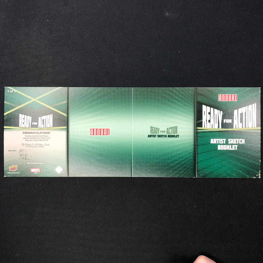 2022-23 Marvel Annual X-FACTOR HAVOC POLARIS Sketch Booklet 1/1 BRIAN SORIANO