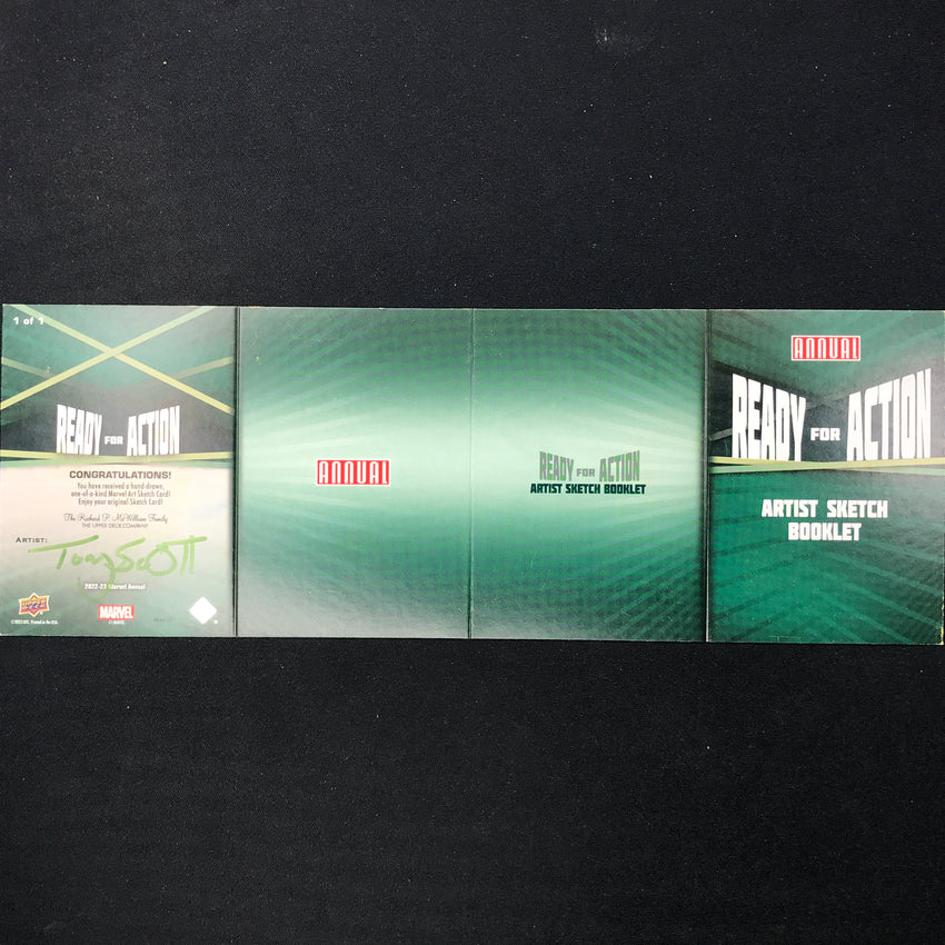 2022-23 Marvel Annual FANTASTIC FOUR Artist Sketch Booklet 1/1 TONY SCOTT