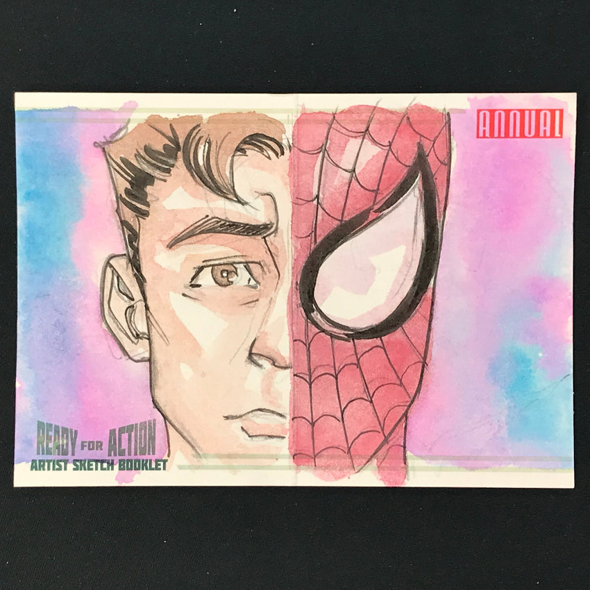 2022-23 Marvel Annual SPIDER-MAN Artist Sketch Booklet 1/1 SCOTT JAMES