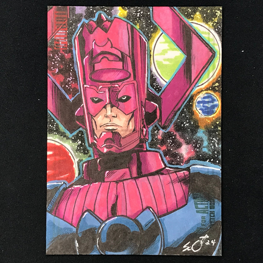 2022-23 Marvel Annual GALACTUS Ready For Action Sketch Booklet 1/1 TONY SCOTT