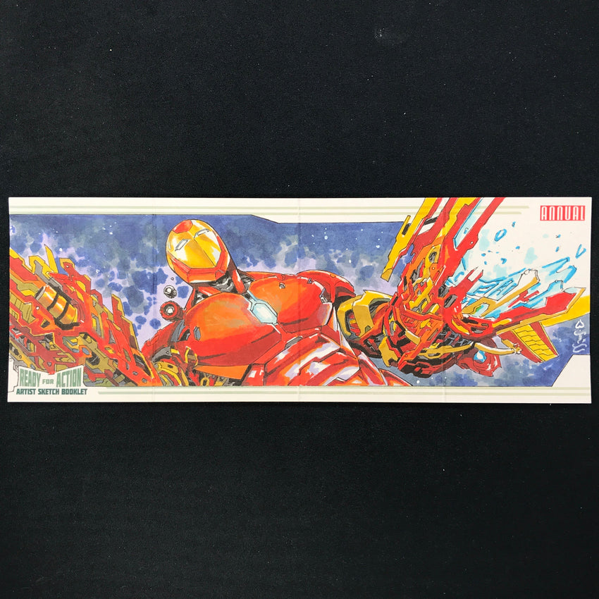 2022-23 Marvel Annual IRON MAN Artist Sketch Booklet 1/1 JORMAR BULDA