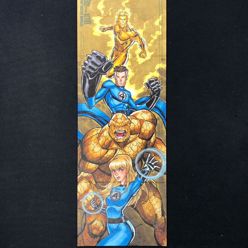 2022-23 Marvel Annual FANTASTIC FOUR Artist Sketch Booklet 1/1 MARLO L. MARTOS