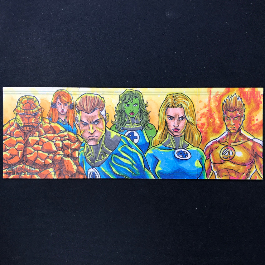 2022-23 Marvel Annual FANTASTIC FOUR SHE-HULK CRYSTAL Artist Sketch Booklet 1/1