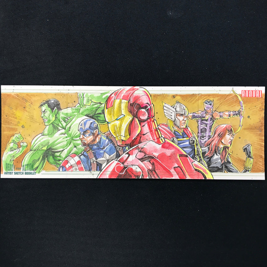 2022-23 Marvel Annual AVENGERS Sketch Booklet 1/1 VINZ EL TABANAS