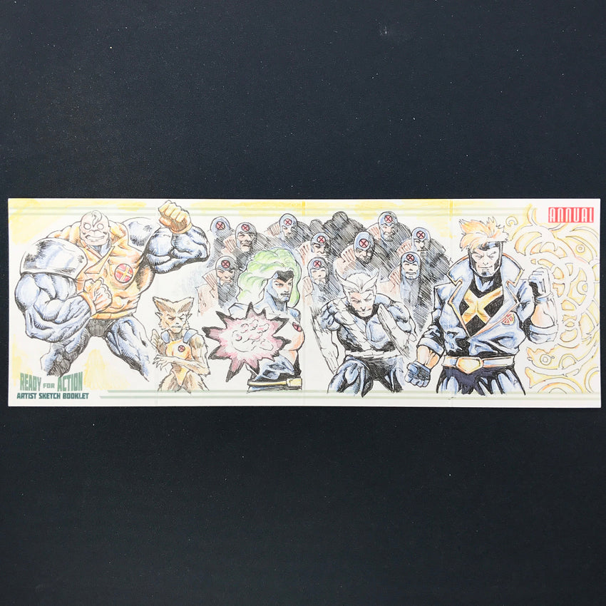 2022-23 Marvel Annual X-FACTOR HAVOC POLARIS Sketch Booklet 1/1 BRIAN SORIANO