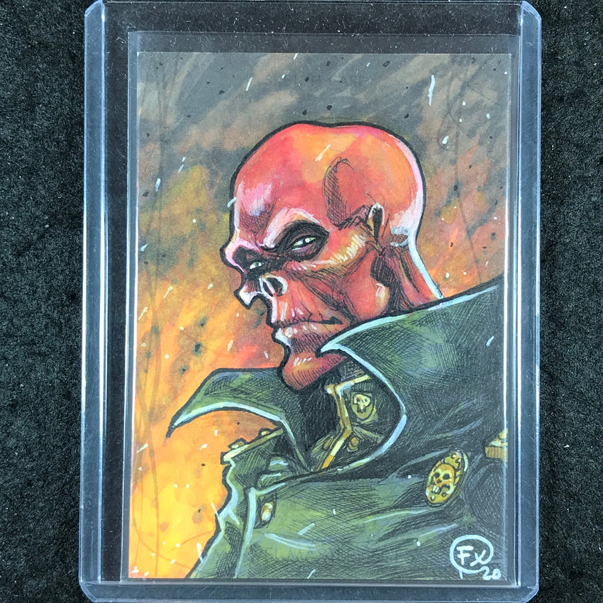 2020 Marvel Masterpieces RED SKULL Artist Sketch 1/1 Art of EFFIX
