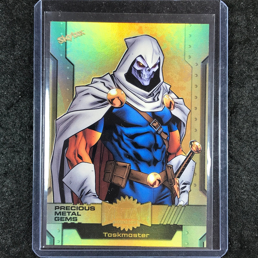 2024 Marvel Metal Universe Avengers TASKMASTER Precious Metal Gems Gold 1/1 #31