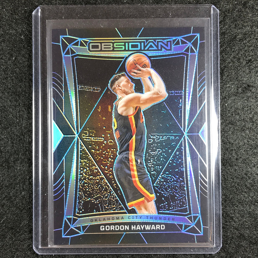 2023-24 Obsidian GORDON HAYWARD Base Blue Electric Etch 17/30