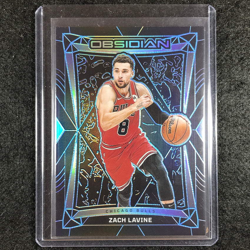 2023-24 Obsidian ZACH LAVINE Base Blue Electric Etch 1/30