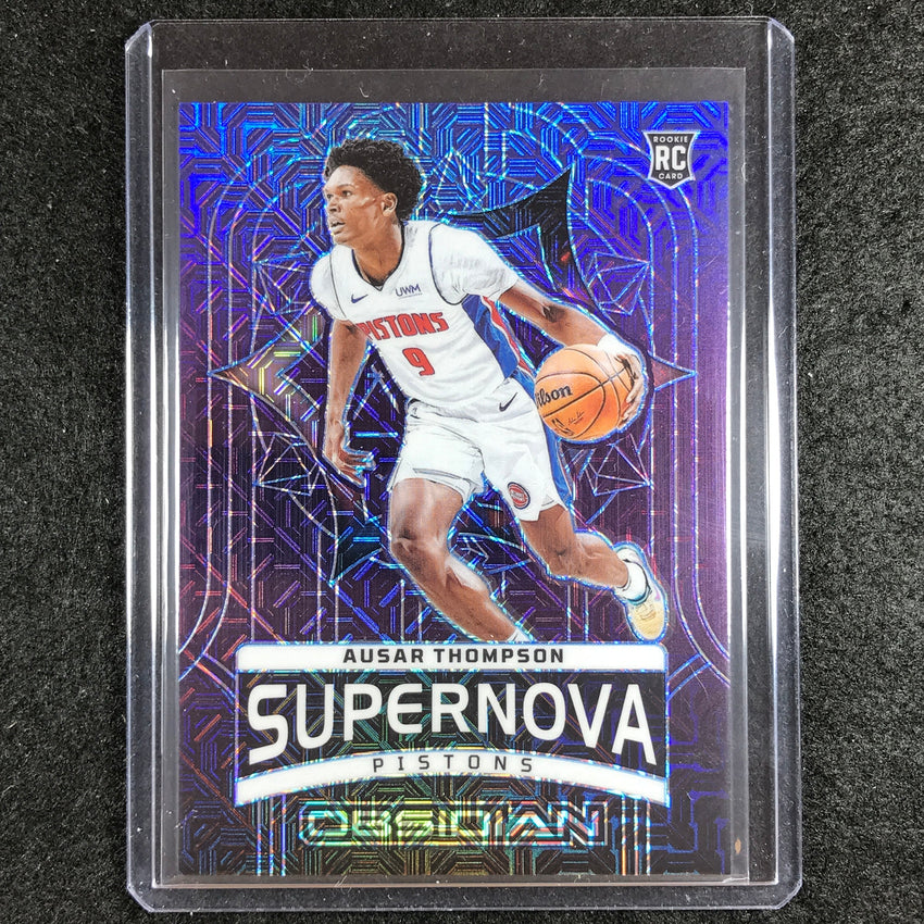 2023-24 Obsidian AUSAR THOMPSON Supernova Rookie Deep Sea Mojo Electric Etch 3/5