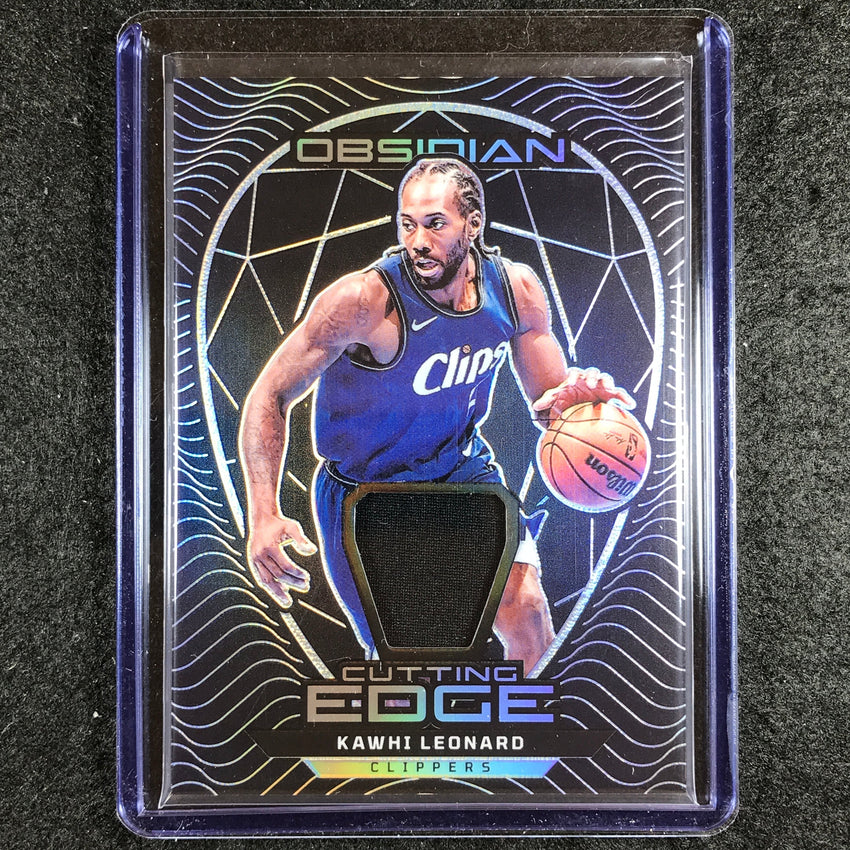 2023-24 Obsidian KAWHI LEONARD Cutting Edge Jersey Relic Base 124/249