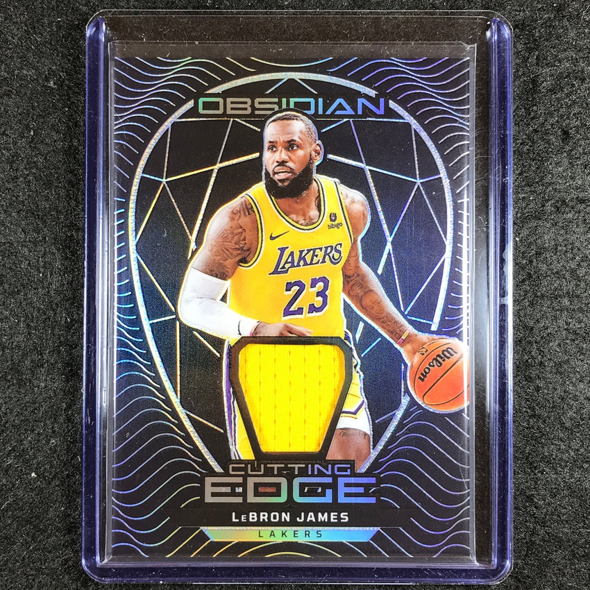 2023-24 Obsidian LEBRON JAMES Cutting Edge Jersey Relic Base 235/249
