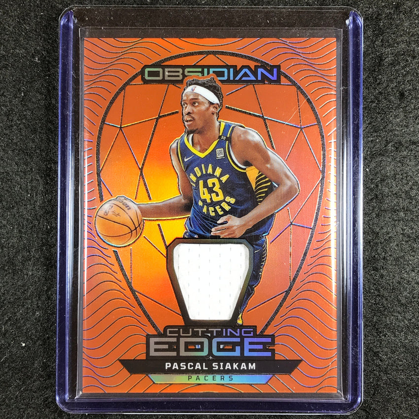 2023-24 Obsidian PASCAL SIAKAM Cutting Edge Jersey Relic Orange Flood 99/99