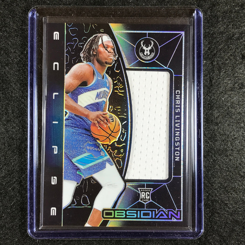 2023-24 Obsidian CHRIS LIVINGSTON Eclipse Rookie Jersey Relic Base 146/249