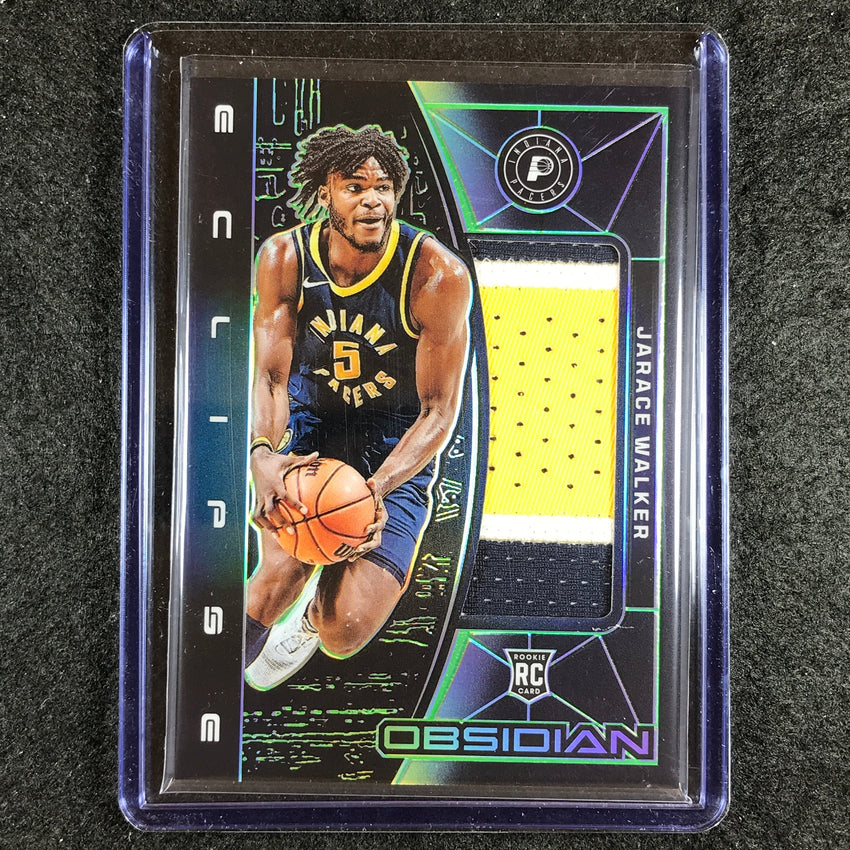 2023-24 Obsidian JARACE WALKER Eclipse Rookie Patch Relic Green 23/25