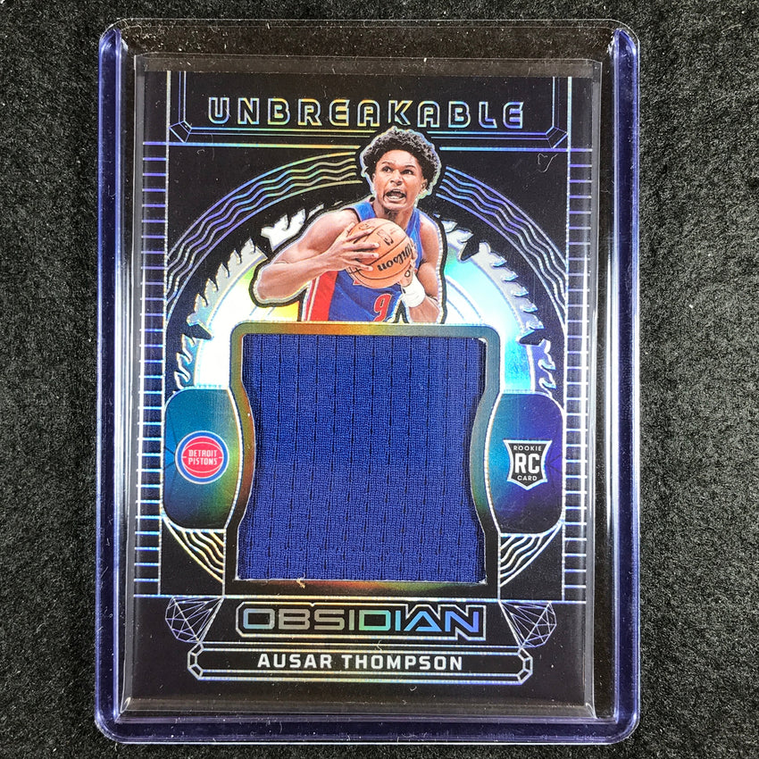 2023-24 Obsidian AUSAR THOMPSON Unbreakable Rookie Jersey Relic Base 224/249