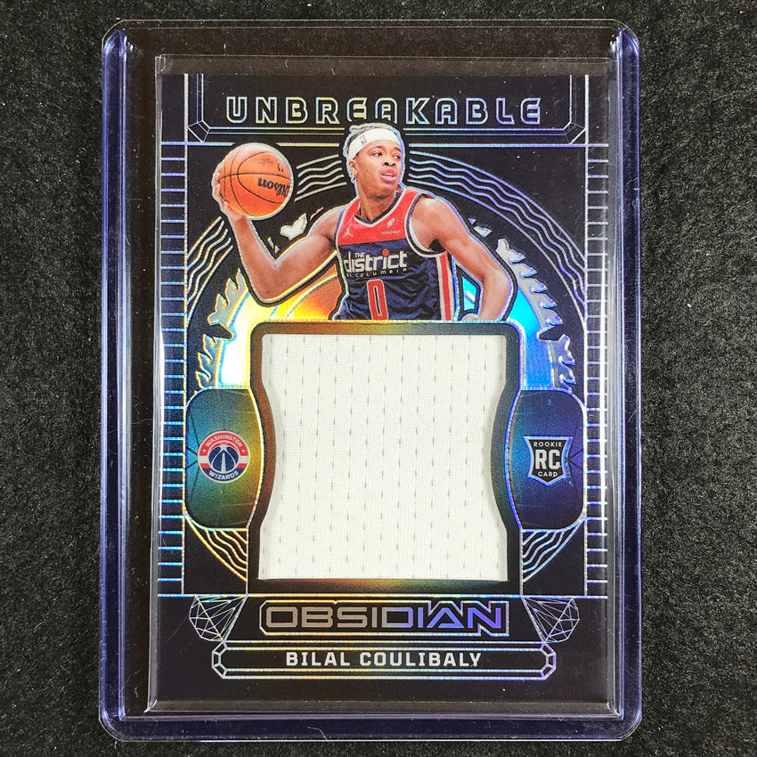 2023-24 Obsidian BILAL COULIBALY Unbreakable Rookie Jersey Relic Base 162/249