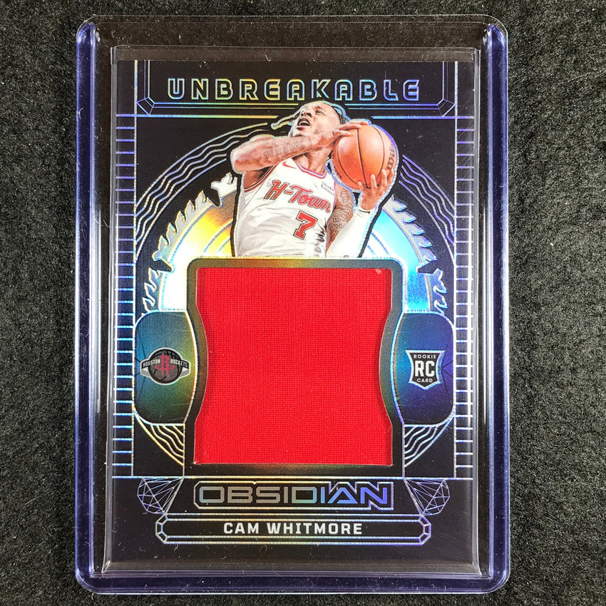 2023-24 Obsidian CAM WHITMORE Unbreakable Rookie Jersey Relic Base 216/249