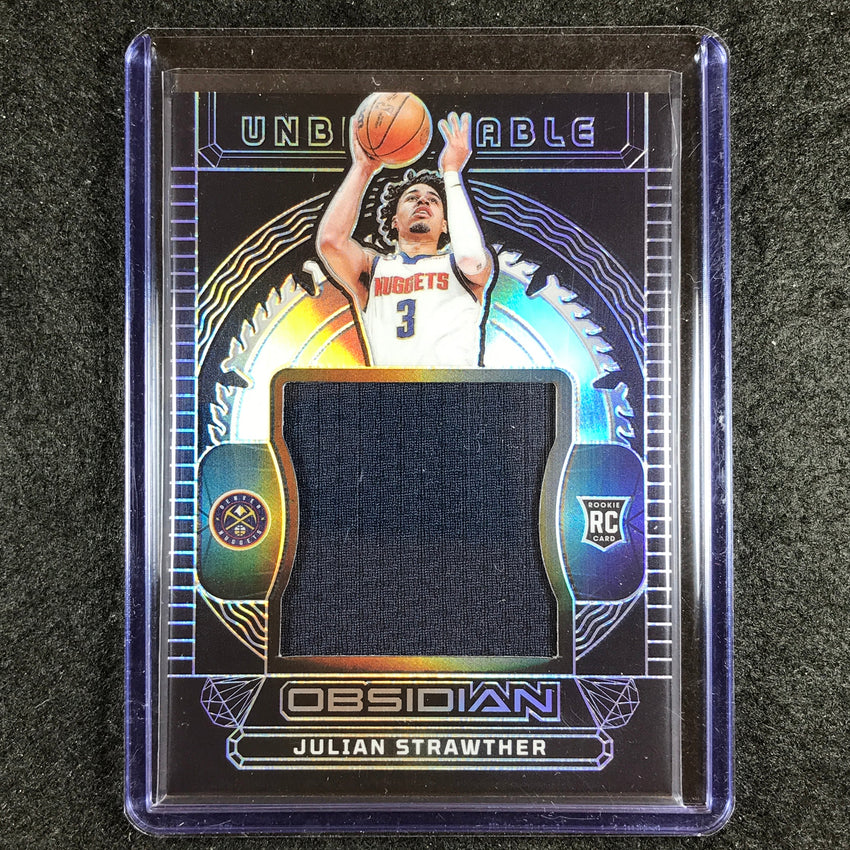 2023-24 Obsidian JULIAN STRAWTHER Unbreakable Rookie Jersey Relic Base 75/249