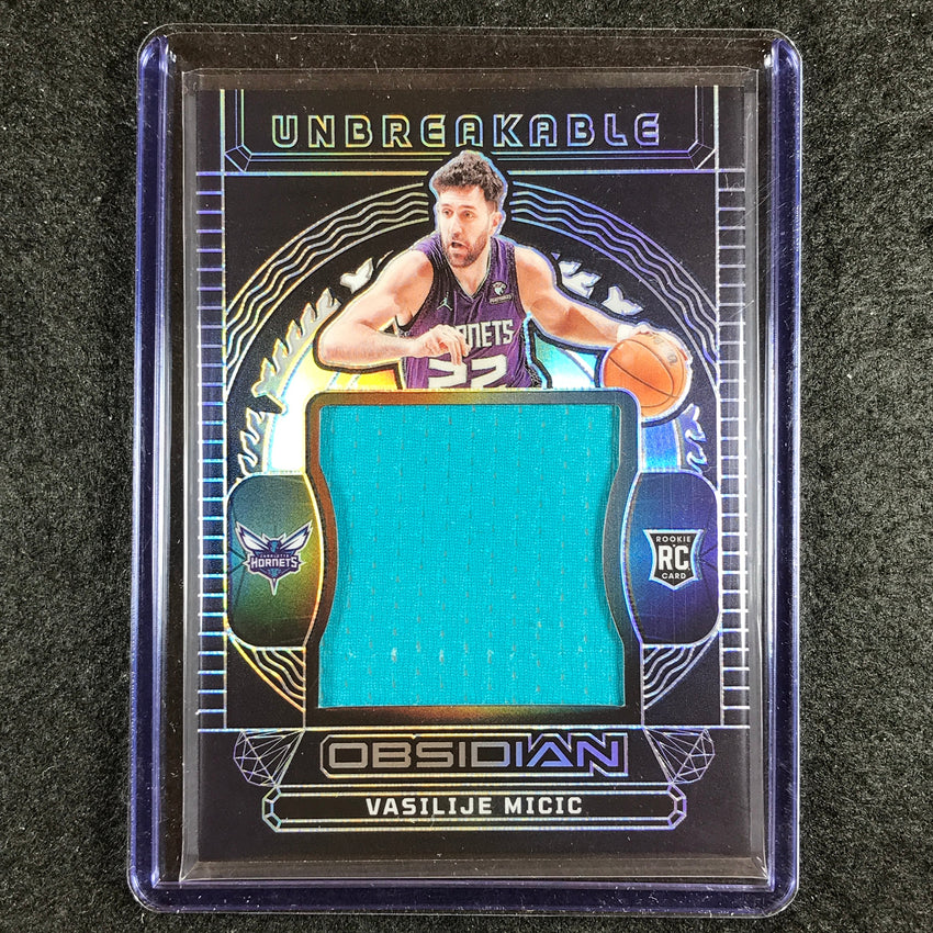 2023-24 Obsidian VASILIJE MICIC Unbreakable Rookie Jersey Relic Base 17/149