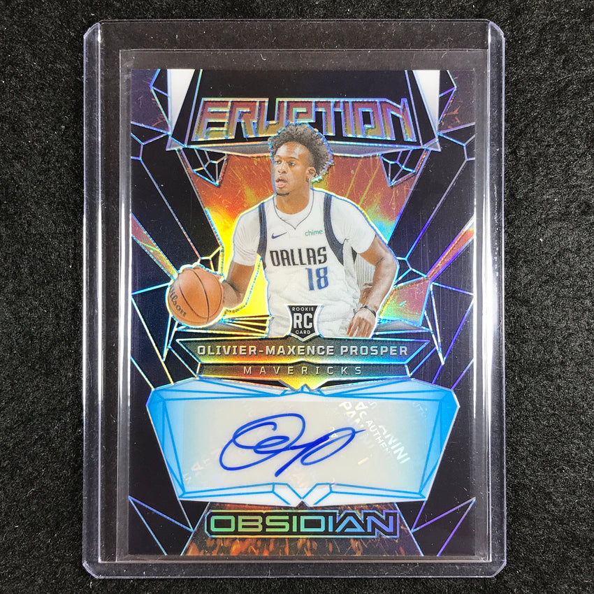 2023-24 Obsidian OLIVIER-MAXENCE PROSPER Rookie Eruption Auto Blue Etch 20/30