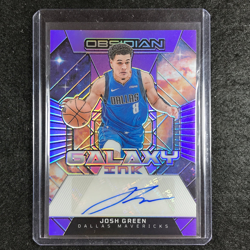 2023-24 Obsidian JOSH GREEN Galaxy Ink Auto Purple Flood Electric Etch 4/49