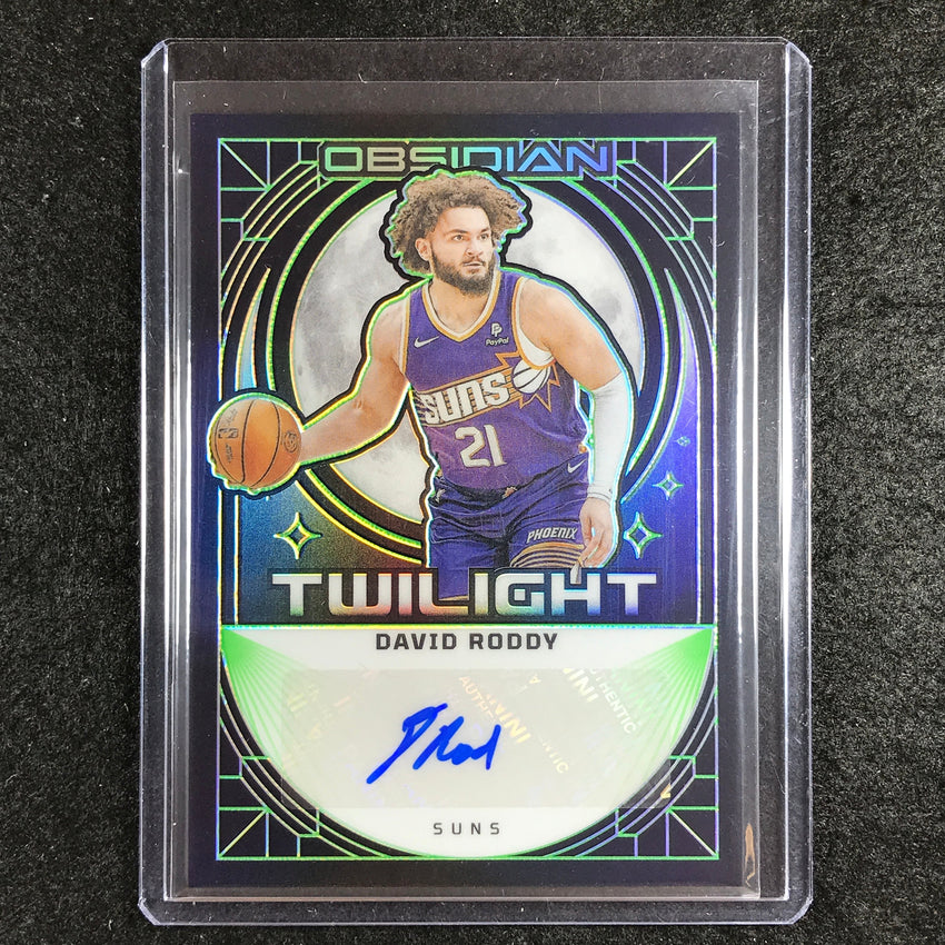 2023-24 Obsidian DAVID RODDY Twilight Auto Green Electric Etch 23/25