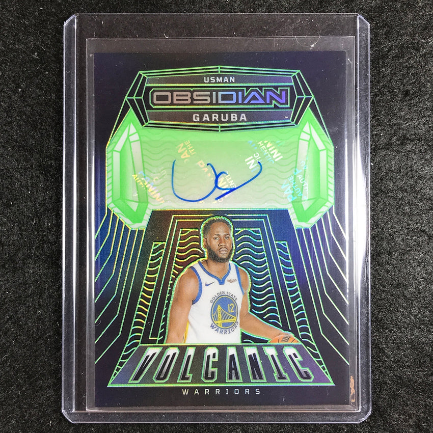 2023-24 Obsidian USMAN GARUBA Volcanic Auto Green Electric Etch 25/25