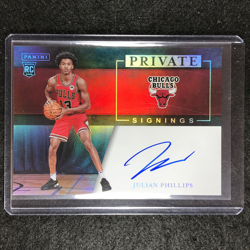 2023-24 Obsidian JULIAN PHILLIPS Private Signings Rookie Auto #PLP